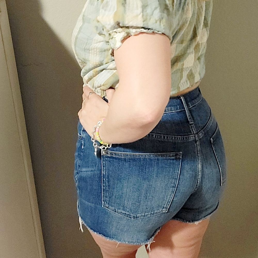 Madewell Hight Waisted Cut Offs